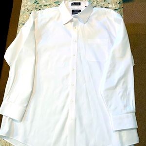 18.5” Nordstrom Mens Shop White Button Down
